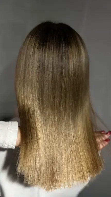 Реконструкция волос — пример работы Yarskix Hair, после процедуры